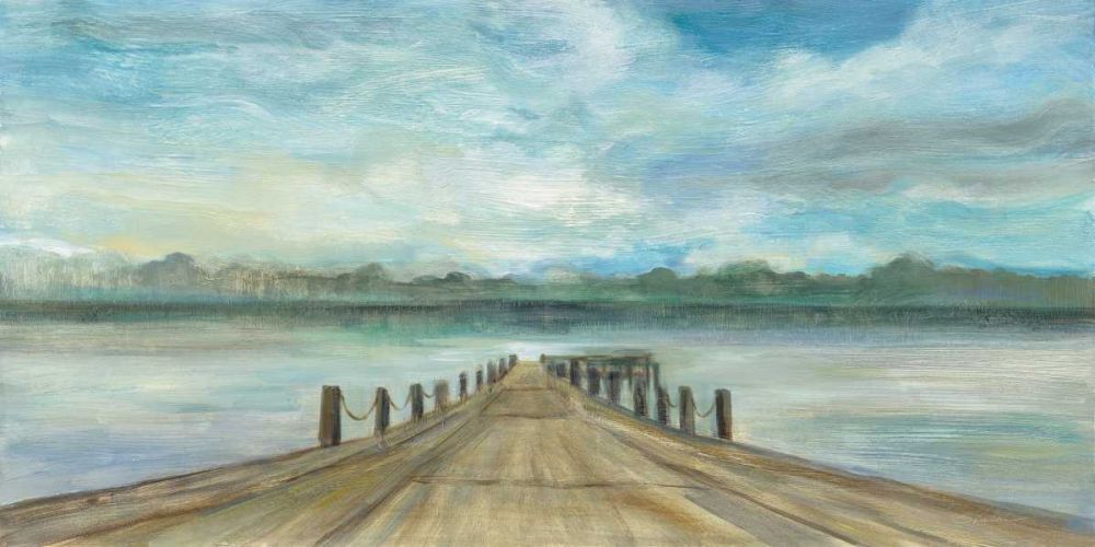 Lake Pier art print by Silvia Vassileva for $57.95 CAD