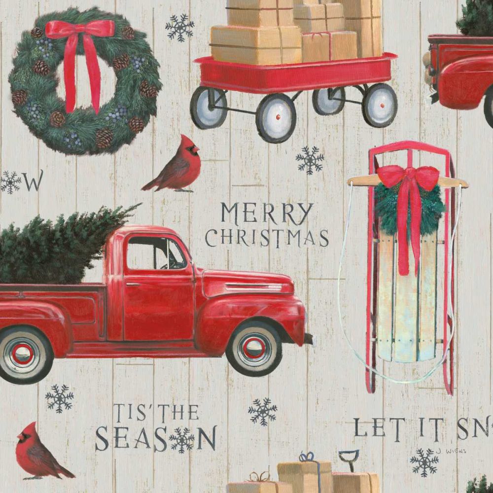 Christmas Affinity Pattern VB art print by James Wiens for $57.95 CAD
