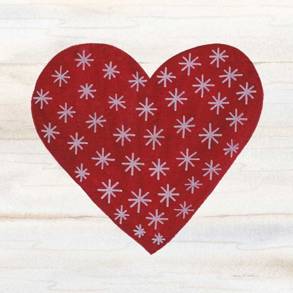 Rustic Valentine Heart II art print by Kathleen Parr McKenna for $57.95 CAD