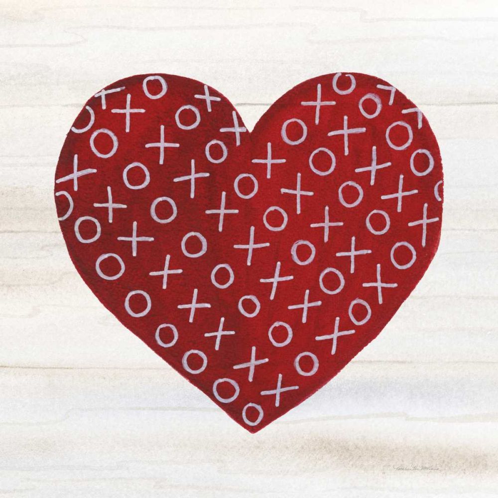 Rustic Valentine Heart IV art print by Kathleen Parr McKenna for $57.95 CAD