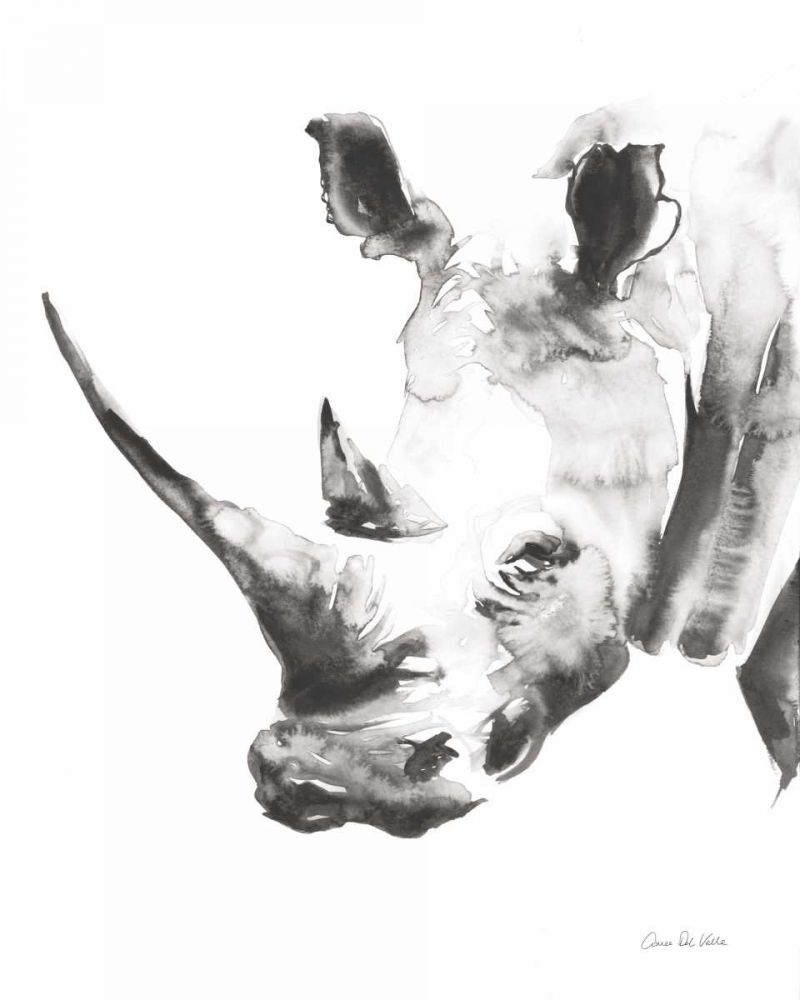 Rhino Gray Crop art print by Aimee Del Valle for $57.95 CAD