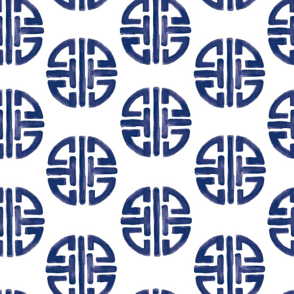Everyday Chinoiserie Pattern IIB art print by Mary Urban for $57.95 CAD