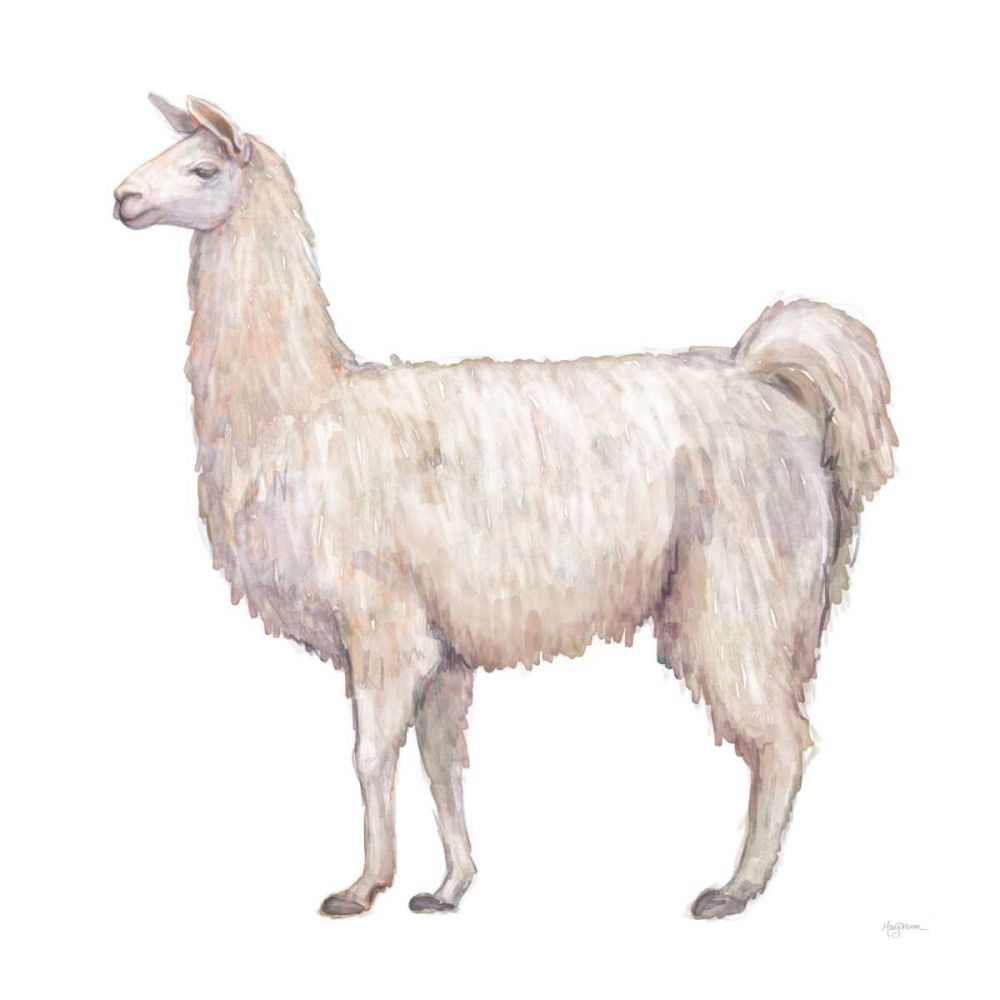 Bohemian Cactus Llama art print by Mary Urban for $57.95 CAD