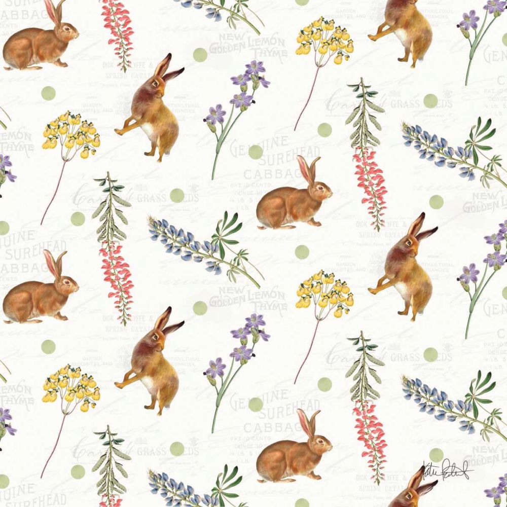 Easter Garden Step 01 art print by Katie Pertiet for $57.95 CAD