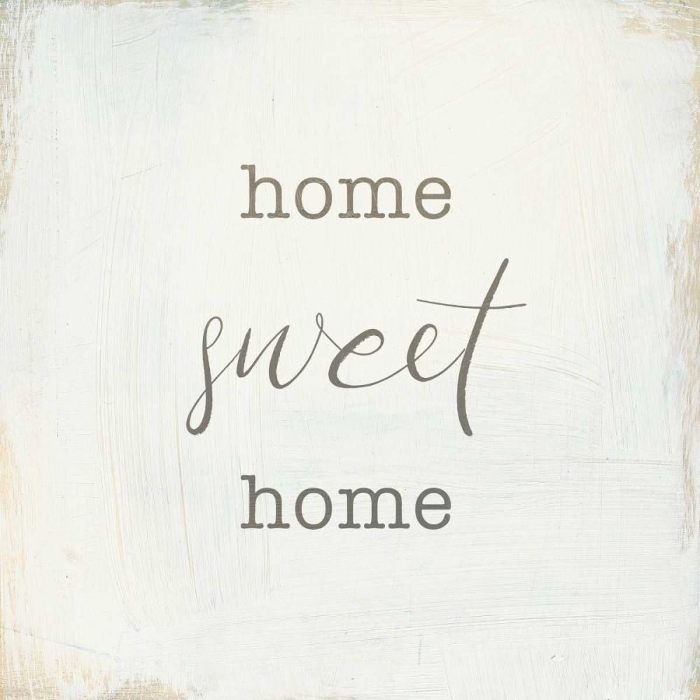 Home Sweet Home I Script art print by Wild Apple Portfolio for $57.95 CAD