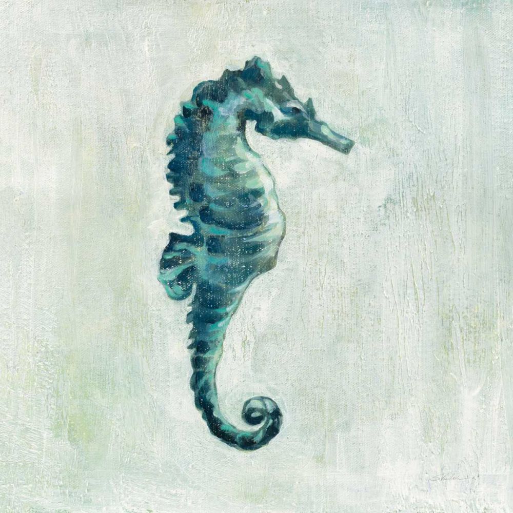 Indigo Sea Life I art print by Silvia Vassileva for $57.95 CAD