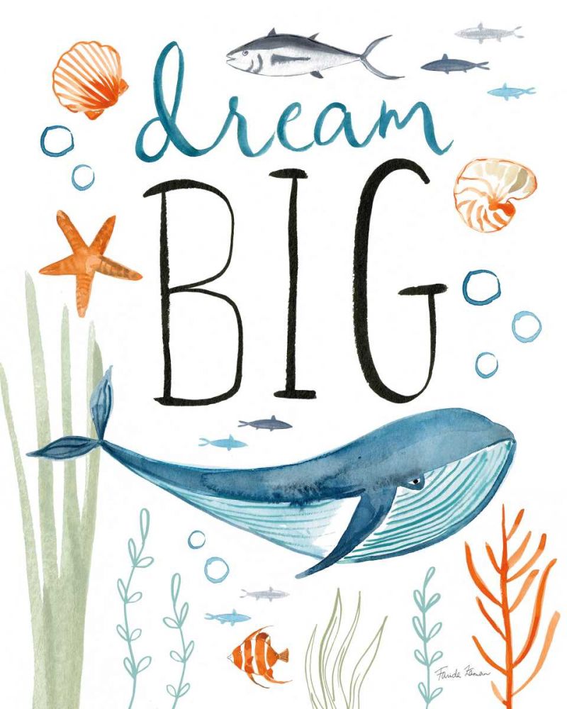 Whale Tale I art print by Farida Zaman for $57.95 CAD