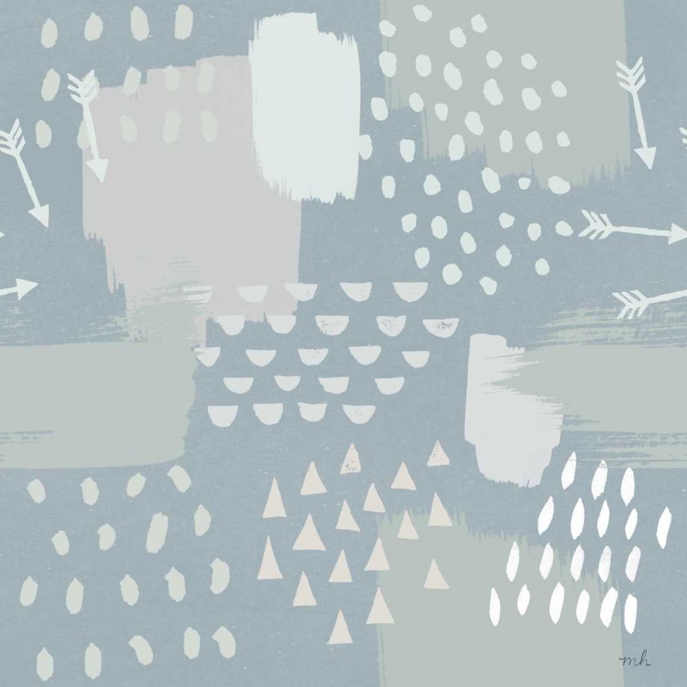 Calm World Map Pattern XI art print by Moira Hershey for $57.95 CAD