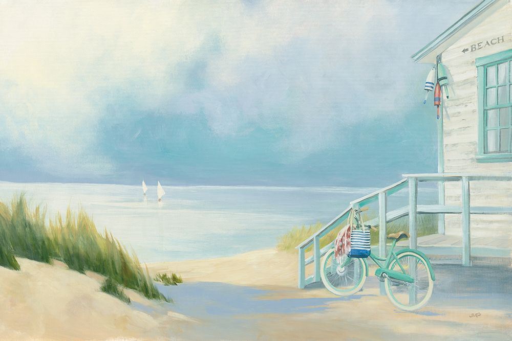 Morning Ride to the Beach art print by Julia Purinton for $57.95 CAD