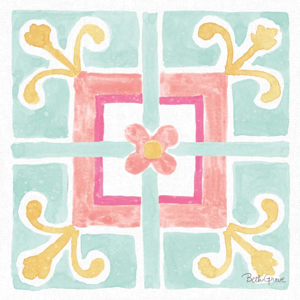 Watercolorful XI Turquoise art print by Beth Grove for $57.95 CAD