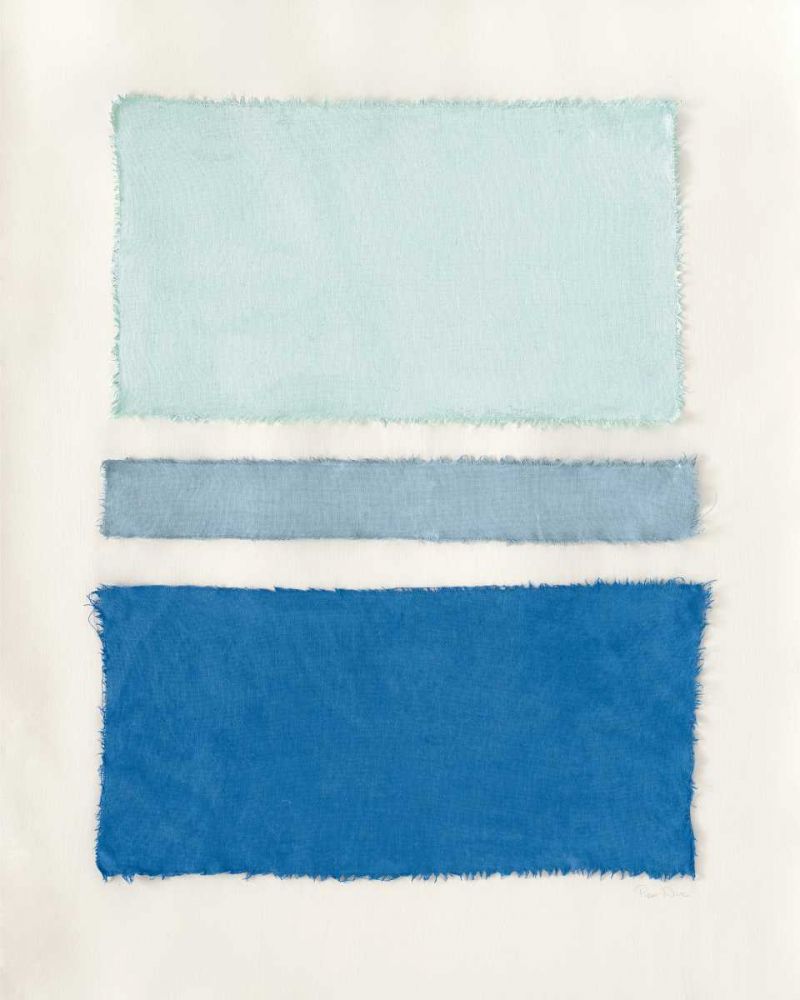 Painted Weaving V Pacific Blue art print by Piper Rhue for $57.95 CAD