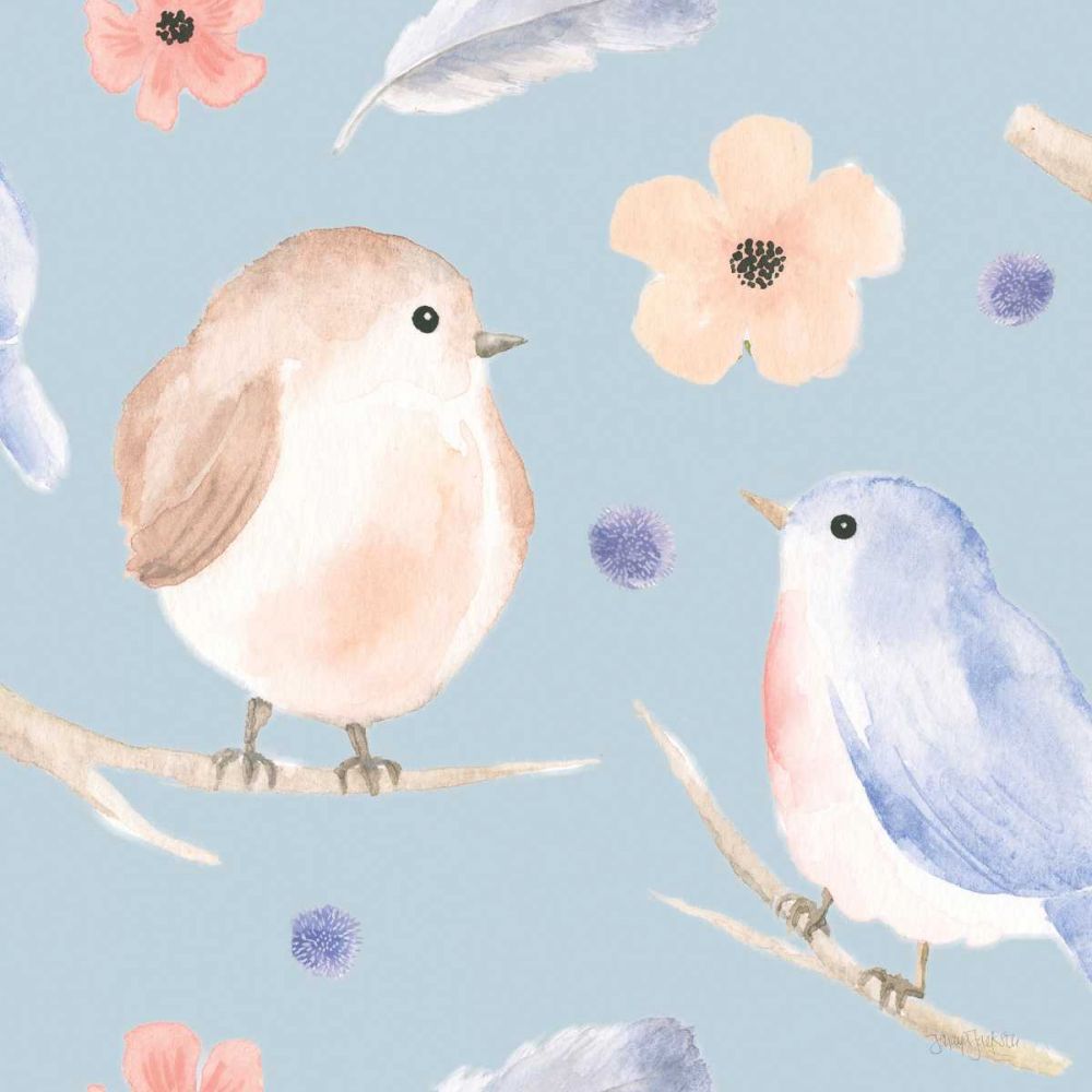 Spring Sentiments Pattern IA art print by Jenaya Jackson for $57.95 CAD