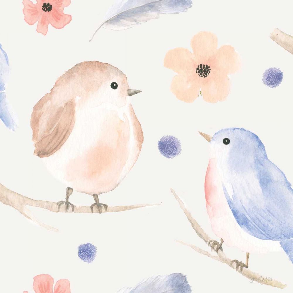 Spring Sentiments Pattern IB art print by Jenaya Jackson for $57.95 CAD