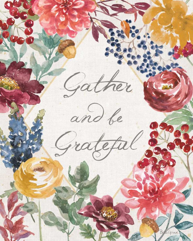 Watercolor Fall V art print by Beth Grove for $57.95 CAD
