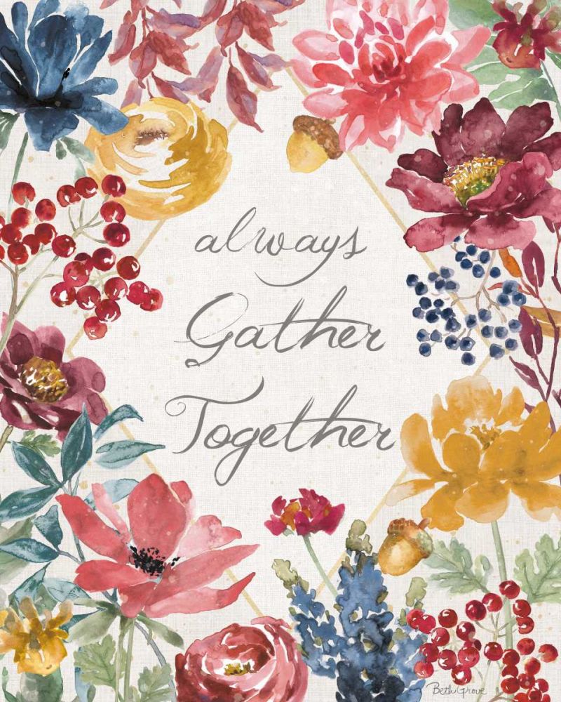 Watercolor Fall VI art print by Beth Grove for $57.95 CAD