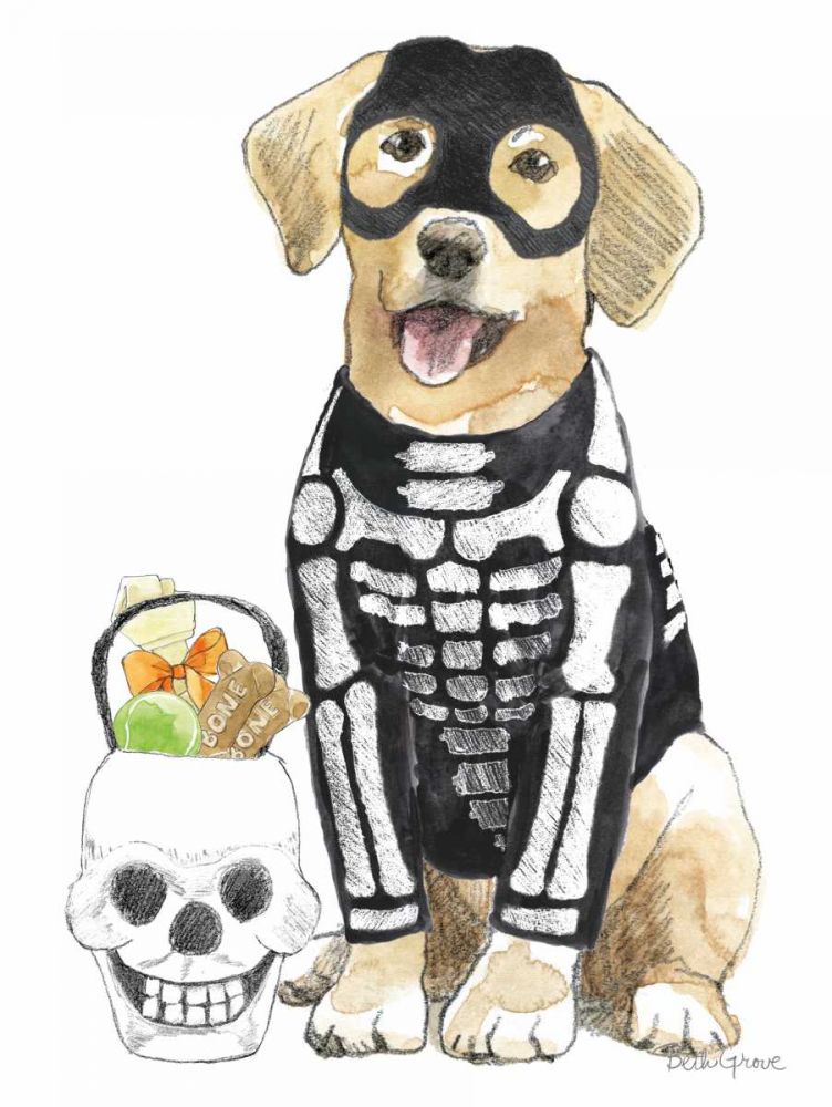 Halloween Pets VII art print by Beth Grove for $57.95 CAD