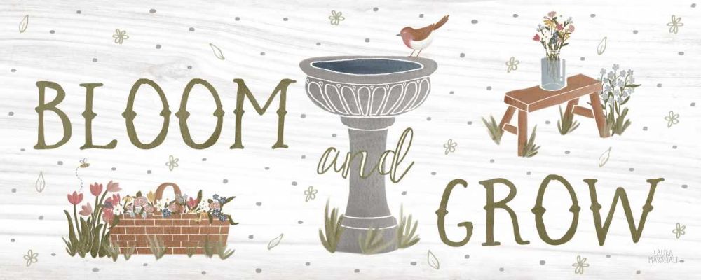 Blooming Garden VIII art print by Laura Marshall for $57.95 CAD