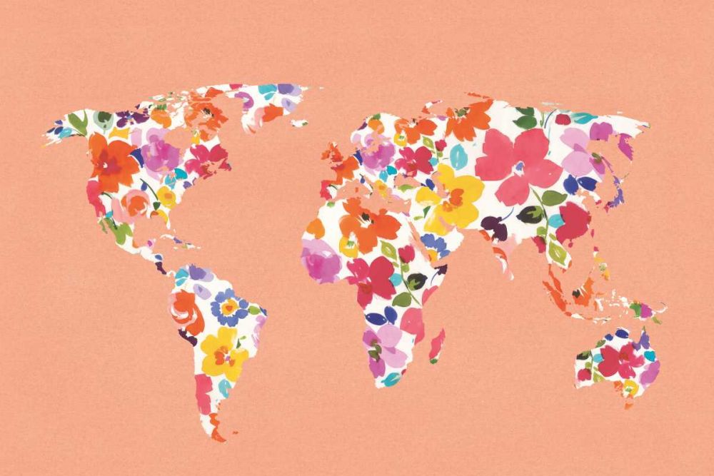 Bright World - No Words Peach art print by Wild Apple Portfolio for $57.95 CAD
