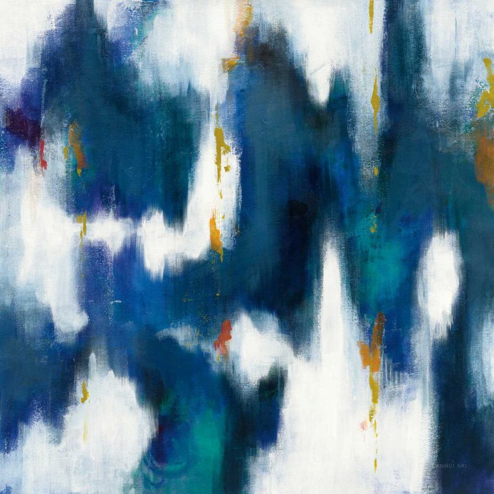 Blue Texture II art print by Danhui Nai for $57.95 CAD