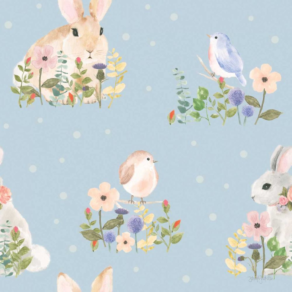 Spring Sentiments Pattern VIA art print by Jenaya Jackson for $57.95 CAD