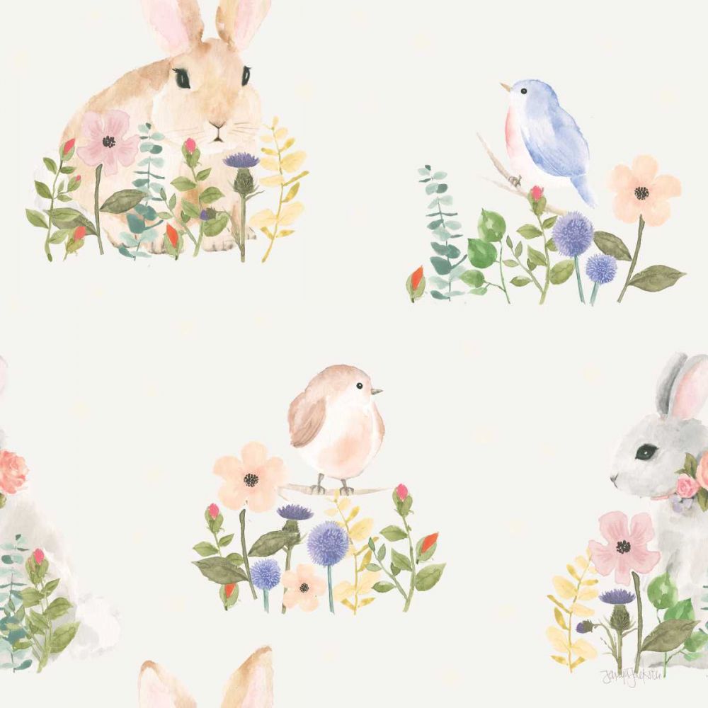 Spring Sentiments Pattern VIB art print by Jenaya Jackson for $57.95 CAD