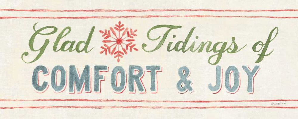 Floursack Holiday Bright VI art print by Danhui Nai for $57.95 CAD