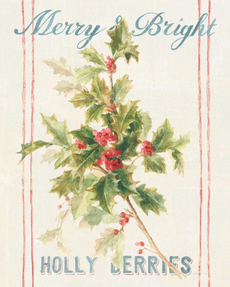 Floursack Holiday Bright I art print by Danhui Nai for $57.95 CAD
