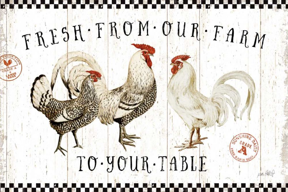 Free Range Fresh I art print by Katie Pertiet for $57.95 CAD