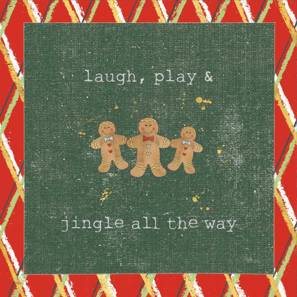 Christmas Cuties VI Dark Green art print by Pela Studio for $57.95 CAD