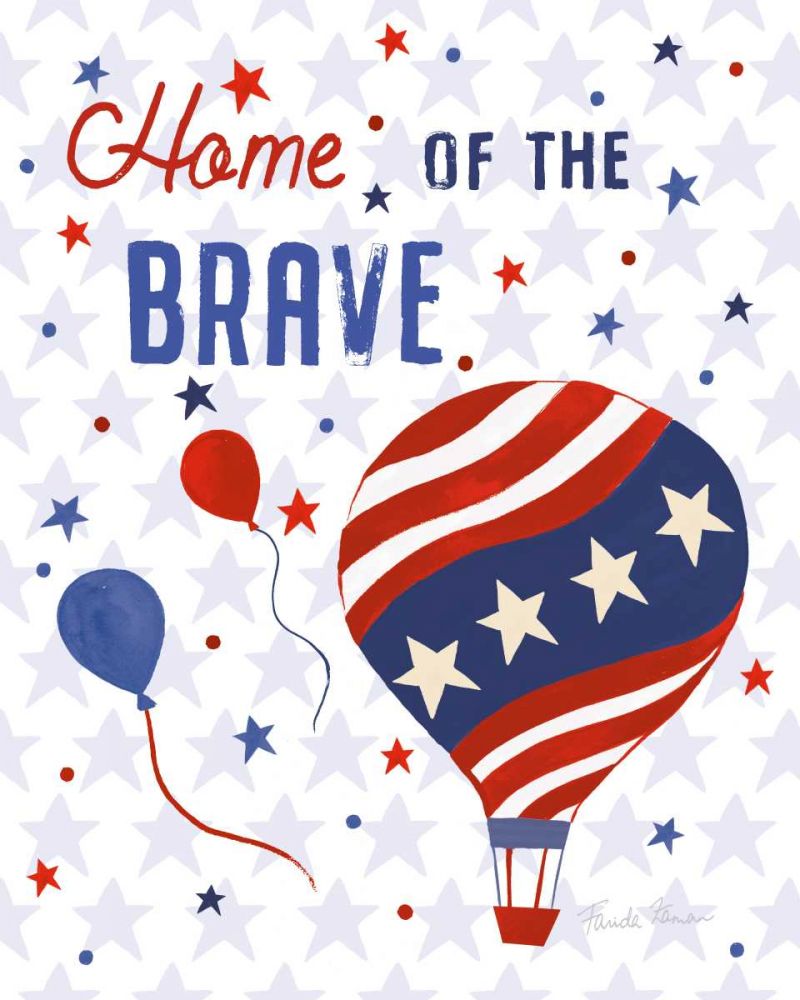 America The Beautiful V art print by Farida Zaman for $57.95 CAD