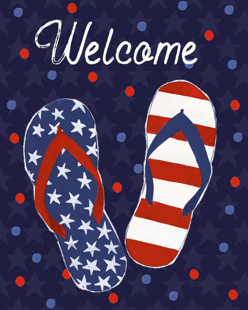 America The Beautiful VII art print by Farida Zaman for $57.95 CAD