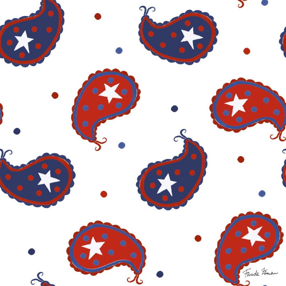 America the Beautiful Pattern I A art print by Farida Zaman for $57.95 CAD
