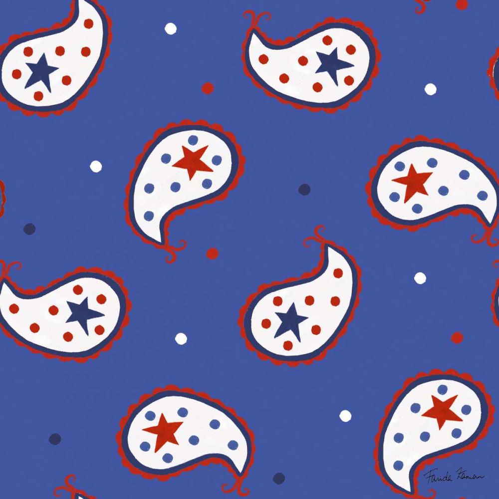 America the Beautiful Pattern I C art print by Farida Zaman for $57.95 CAD