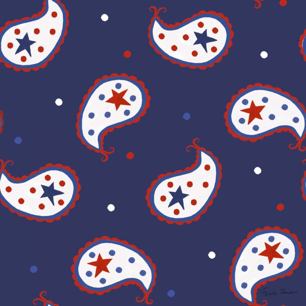 America the Beautiful Pattern I D art print by Farida Zaman for $57.95 CAD