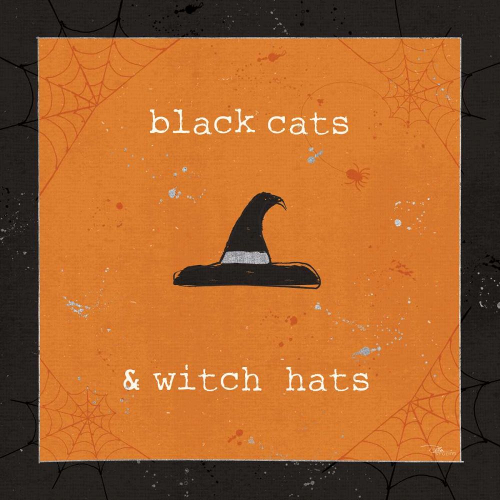Spooky Cuties II Witch Hats art print by Pela Studio for $57.95 CAD