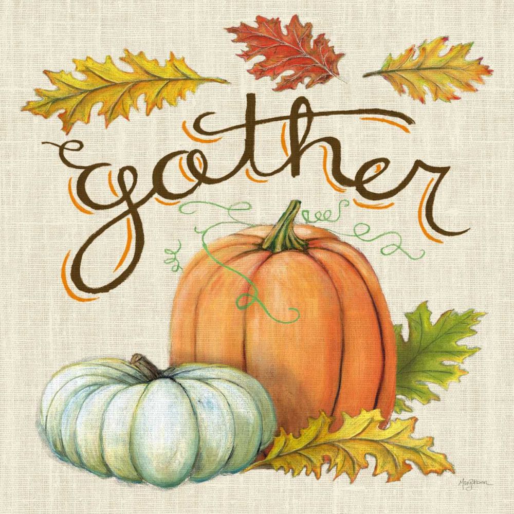 Autumn Harvest III Linen art print by Mary Urban for $57.95 CAD