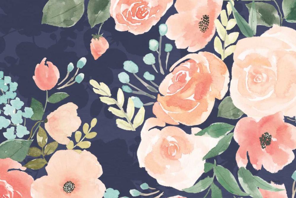 Blooming Delight III Blue art print by Jenaya Jackson for $57.95 CAD