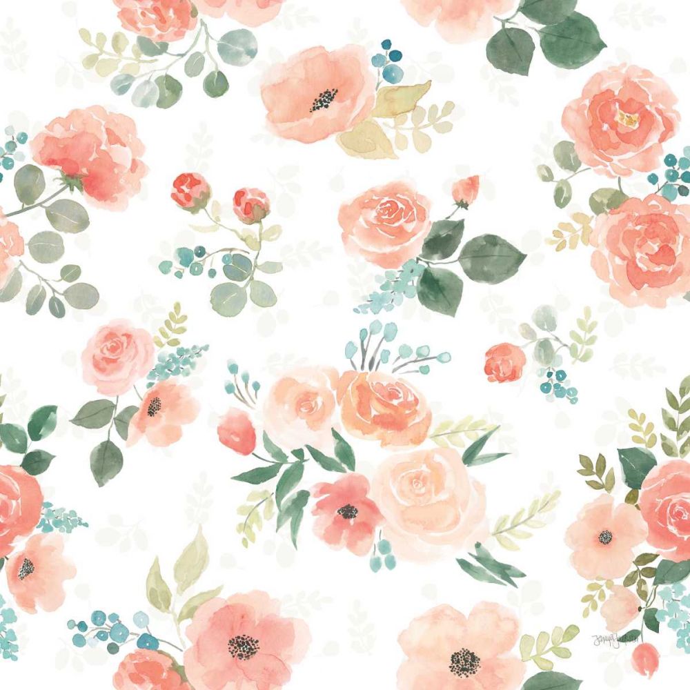 Blooming Delight Pattern IA art print by Jenaya Jackson for $57.95 CAD