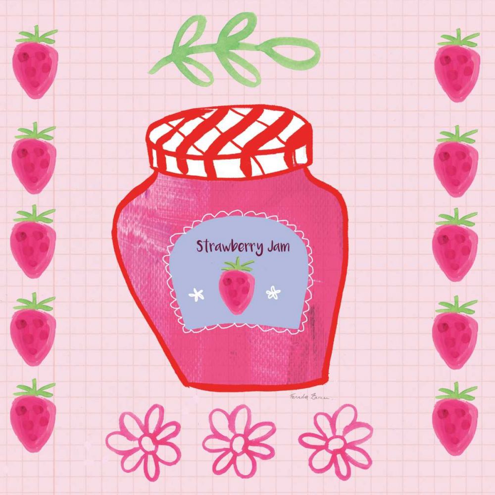 Pretty Jams and Jellies I art print by Farida Zaman for $57.95 CAD
