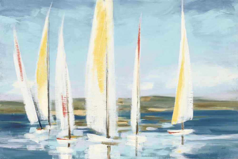 Horizon with Red art print by Julia Purinton for $57.95 CAD