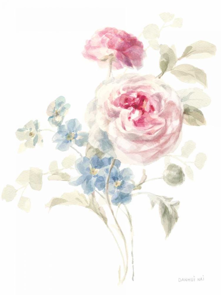 Cottage Garden II on White art print by Danhui Nai for $57.95 CAD