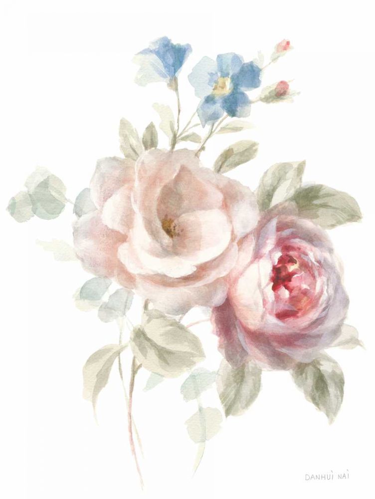 Cottage Garden IV on White art print by Danhui Nai for $57.95 CAD