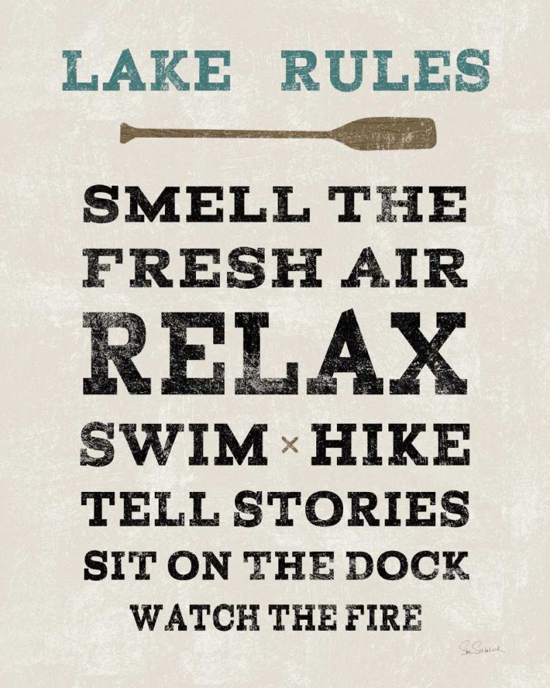 Cabin Life VI art print by Sue Schlabach for $57.95 CAD