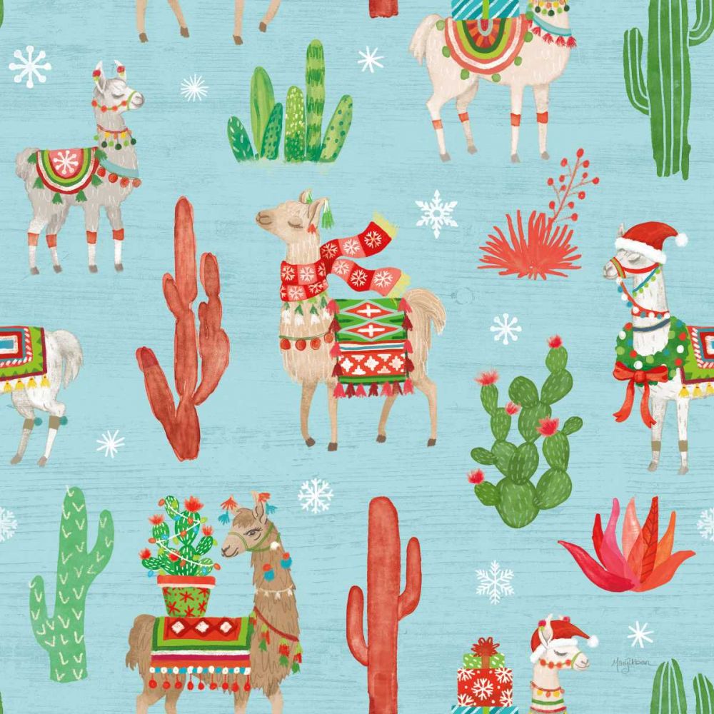 Lovely Llamas Christmas Step 06A art print by Mary Urban for $57.95 CAD
