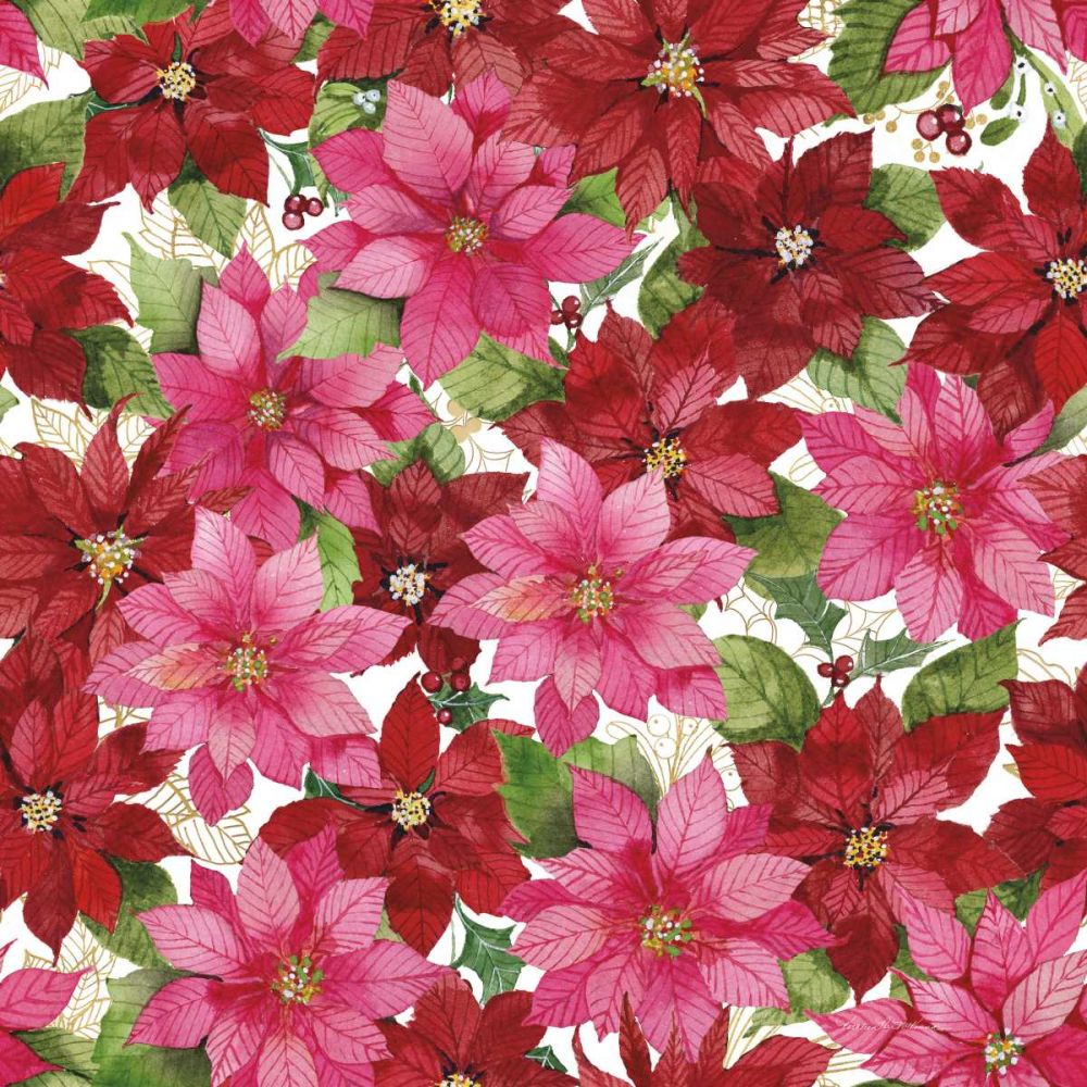 Holiday Happiness Pattern VI art print by Kathleen Parr McKenna for $57.95 CAD
