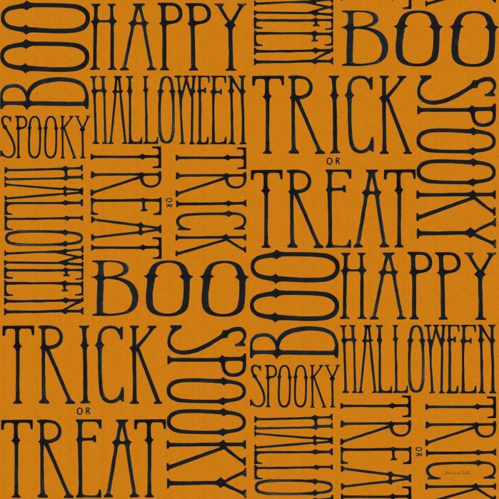 Vintage Halloween Pattern I art print by Sara Zieve Miller for $57.95 CAD