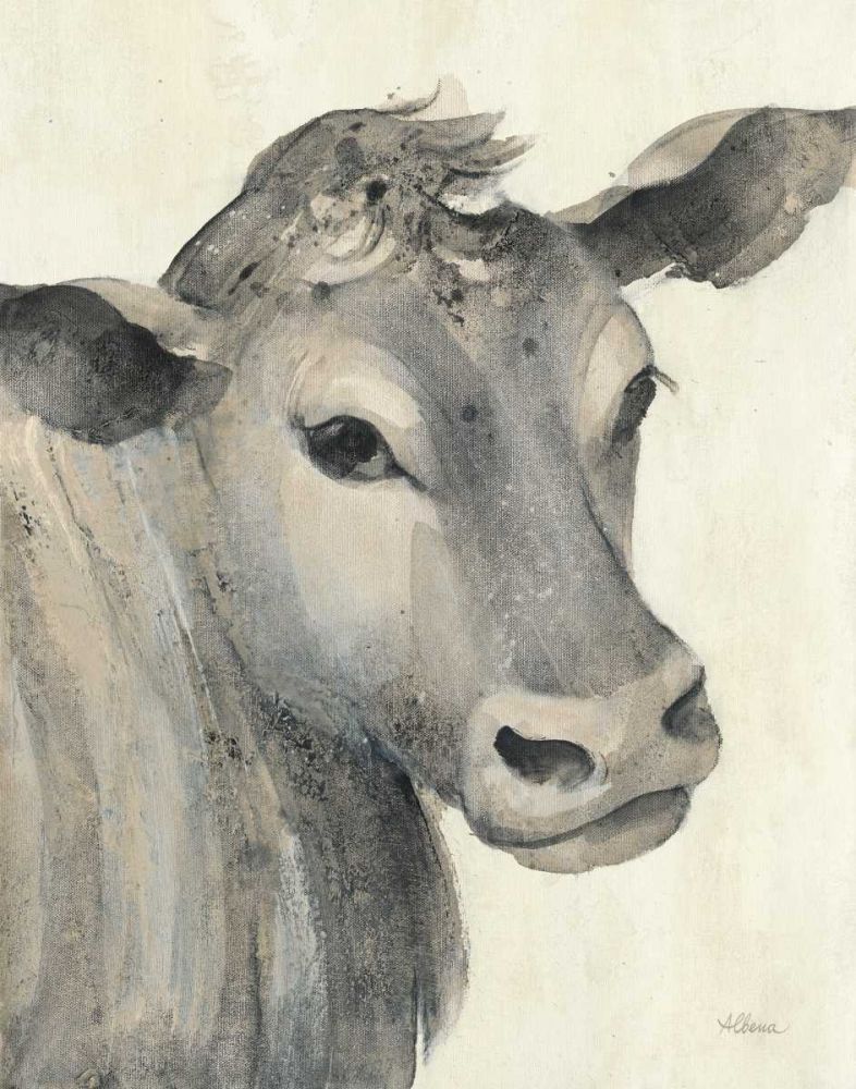 Moo Brown Crop art print by Albena Hristova for $57.95 CAD