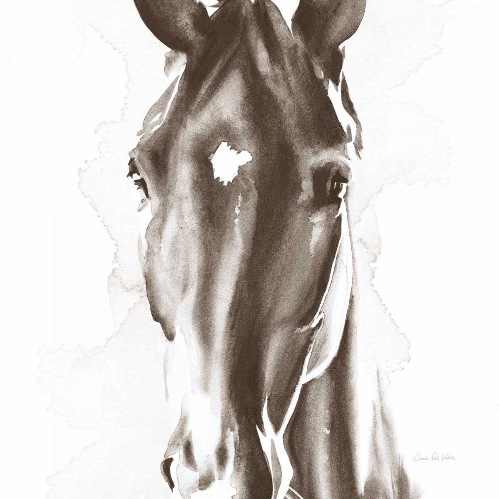 Le Cheval Noir Brown Crop art print by Aimee Del Valle for $57.95 CAD