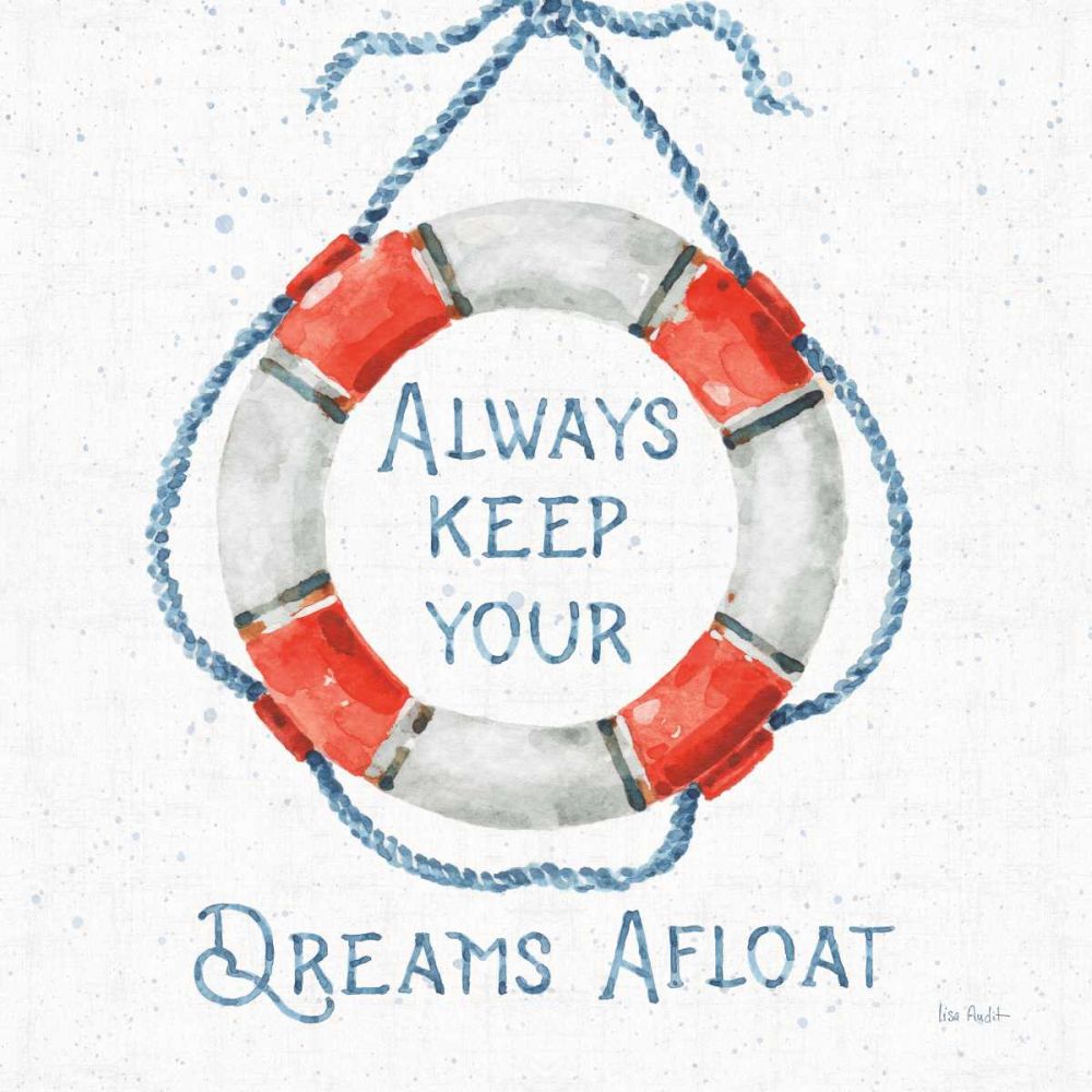 Nautical Life VI No Stripes art print by Lisa Audit for $57.95 CAD