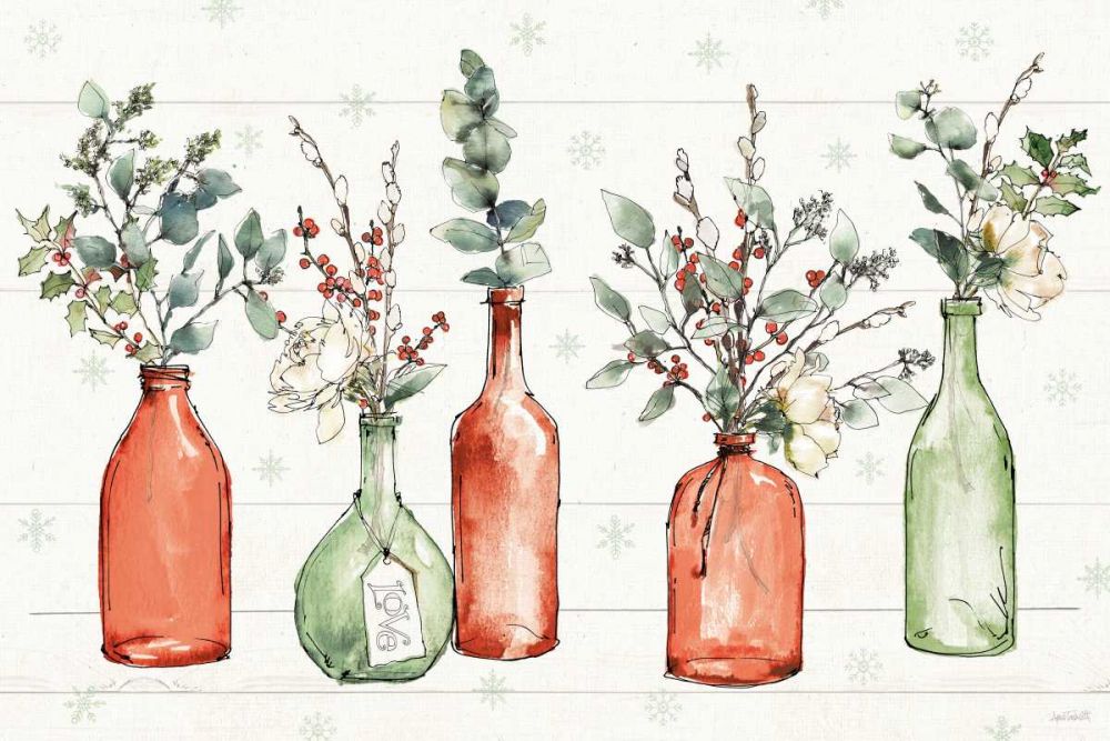 Modern Farmhouse I Christmas art print by Anne Tavoletti for $57.95 CAD